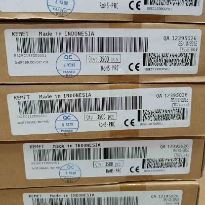 R82EC1330DQ50J 3.3NF 100V 5 0.05 KEMET POLYESTER KONDANSATÖR resmi