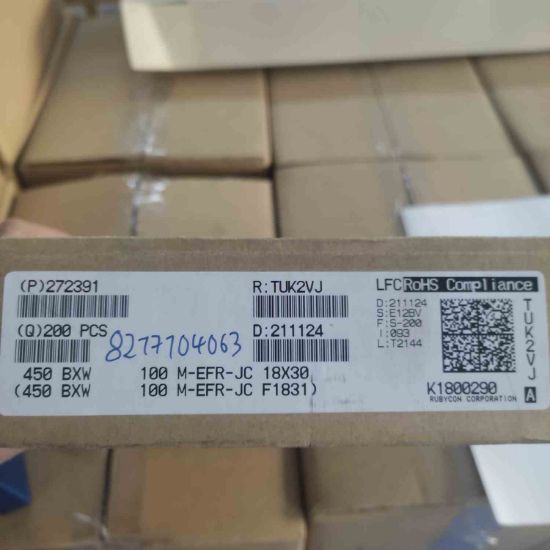 450BXW100MEPRJC 100MF 450V RUBYCON ELKO resmi