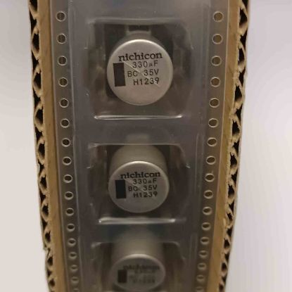 UBC1V331MNS1MS 330MF 35V 12.5x13.5 NICHICON SMD KONDANSATÖR resmi