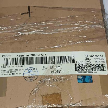 PHE840EY6330MR04L2 330NF 300VAC 22.5 0.2 KEMET POLYESTER KONDANSATÖR resmi