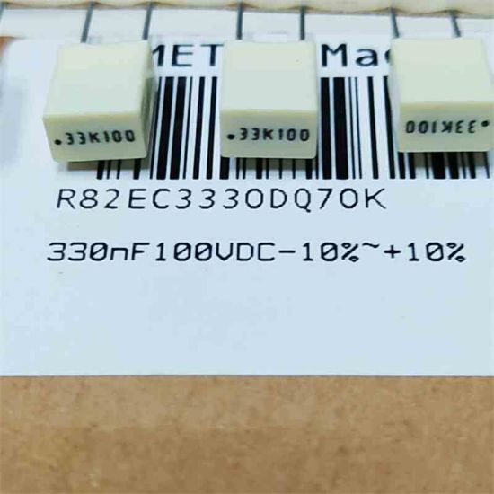 R82EC3330DQ70K 330NF 100V 5 0.1 KEMET POLYESTER KONDANSATÖR resmi
