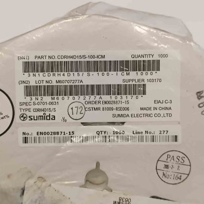CDRH4D15/S-100-1MC 10uH 1,1A 4,4x4,4x1,7 SMD BOBİN resmi