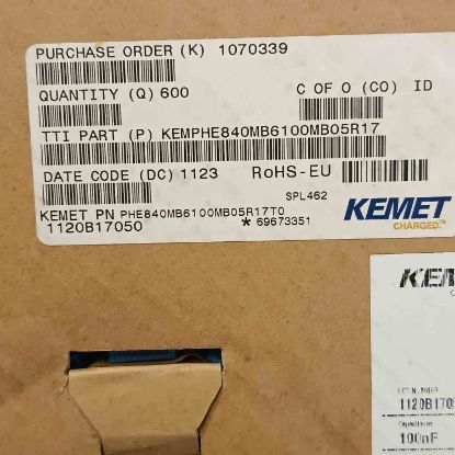 PHE840MB6100MB05R17T0 100NF 275VAC 15 0.2 KEMET POLYESTER KONDANSATÖR resmi