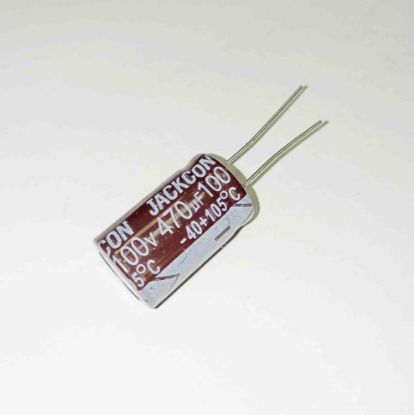 LHK471M100V1626-B 470MF 100V 16x26 105 JACKSON ELKO KONDANSATÖR resmi
