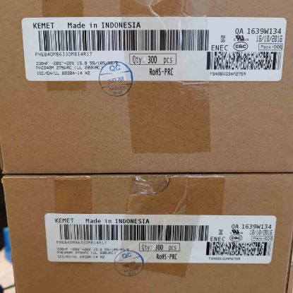 PHE840MB6330MB14R17 330NF 275VAC 15 0.2 KEMET POLYESTER KONDANSATÖR resmi