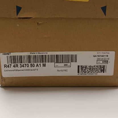 R474R347050A1M 470NF 440VAC 27.5mm 20%|R.47 KEMET POLYESTER KONDANSATÖR resmi