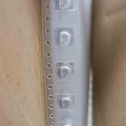 100MF 6.3V  5x5.5 SMD KONDANSATÖR resmi