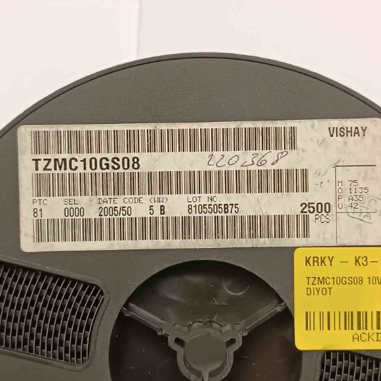 TZMC10GS08 10V 0.5W VISHAY ZENER DİYOT resmi