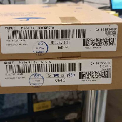 F622JT155K063R 1.5MF 63V 5 0.1 KEMET POLYESTER KONDANSATÖR resmi