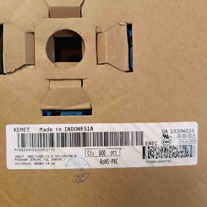 PHE840MX6100MR17T0 100NF 275VAC 15 0.2 KEMET POLYESTER KONDANSATÖR resmi