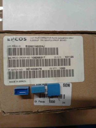 B32621A5224J 220NF 160V POLYESTER KONDANSATÖR resmi