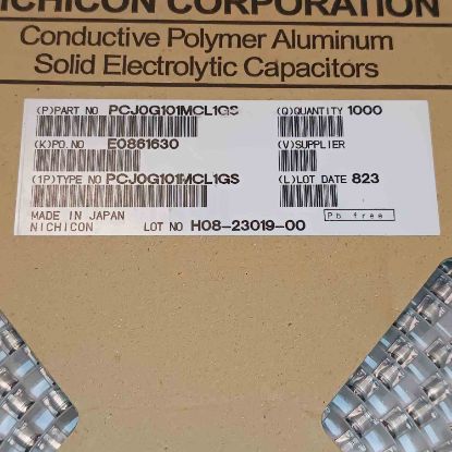 PCJ0G101MCL1GS 100MF 4V 5X6 NICHICON SMD KONDANSATÖR resmi
