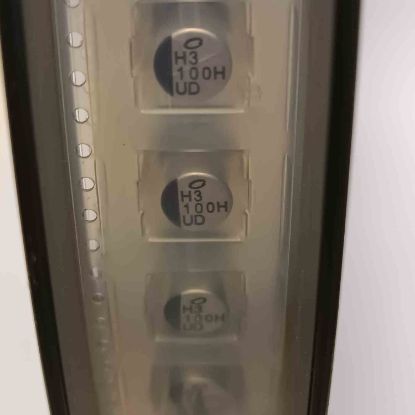 UUD1H101MNR1GS 100MF 50V 8x10 NICHICON SMD KONDANSATÖR resmi