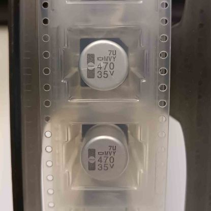 3224MVY35VC470M 470MF 35V 12.5x13.5 NİPPON SMD KONDANSATÖR resmi