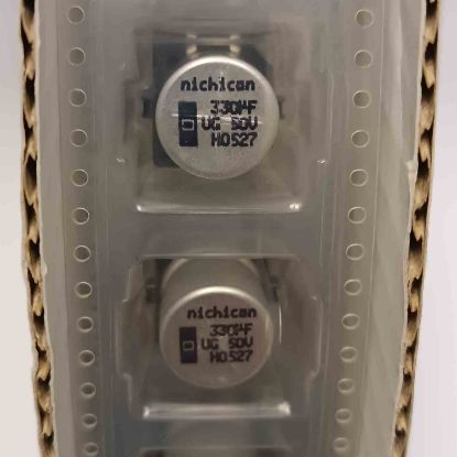 NICUUG1H331MNL1M 330MF 50V 12.5X13.5 NICHICON SMD KONDANSATÖR resmi
