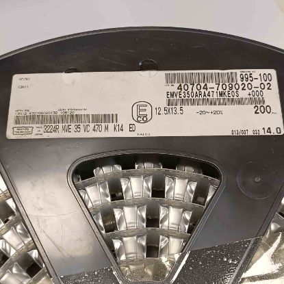 3224RMVE35VC470M 470MF 35V 12.5x13.5 SMD KONDANSATÖR resmi