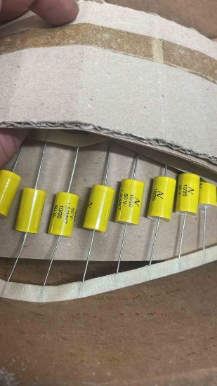 A50CK51002600M 10MF 50V 0.2 AXIYEL KEMET POLYESTER KONDANSATÖR resmi