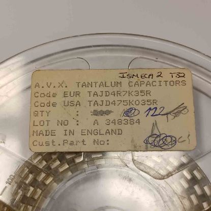 TAJD4R7K35R 4.7MF 35V D N/A TANTAL KONDANSATÖR resmi
