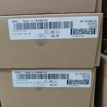 F611BK335K100C 3.3MF 100V 15 0.1 KEMET POLYESTER KONDANSATÖR resmi