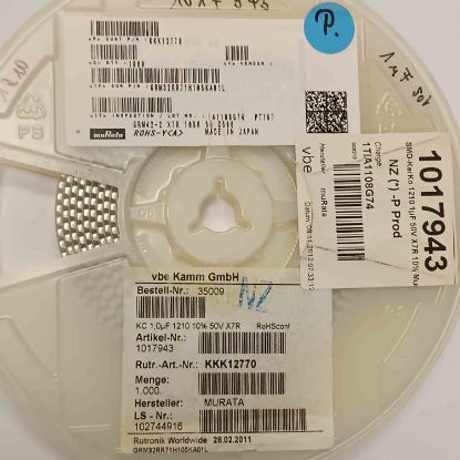 GRM32RR71H105KA01L 1MF 50V 1210 MURATA SMD SERAMİK KONDANSATÖR resmi