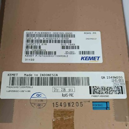 PHE426HD7100KR06L2 1MF 250V 22.5 0.1 KEMET POLYESTER KONDANSATÖR resmi
