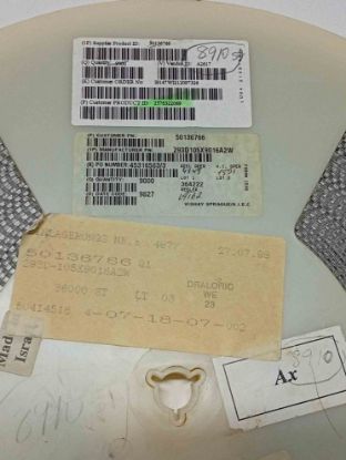 293D105X9016A2W 1MF 16V A VISHAY TANTAL KONDANSATÖR resmi