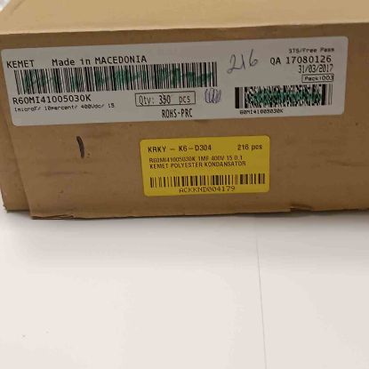 R60MI41005030K 1MF 400V 15 0.1 KEMET POLYESTER KONDANSATÖR resmi