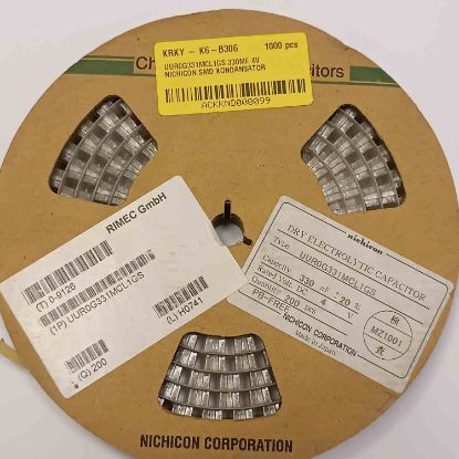 UUR0G331MCL1GS 330MF 4V NICHICON SMD KONDANSATÖR resmi