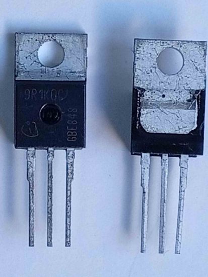 9R1K0C 6A 900V TO220 MOSFET TRANSİSTÖR resmi