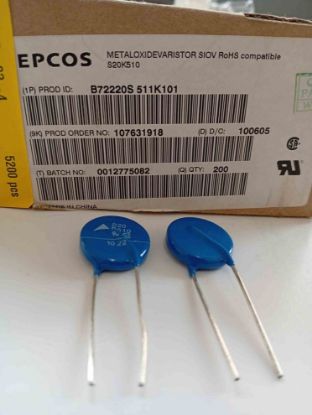 B72220-S511-K101 20mm 820V EPCOS VARİSTÖR resmi