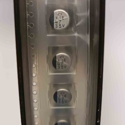 UVE1V470MNW1GS 47MF NICHICON SMD KONDANSATÖR resmi