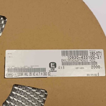 1208RMVL35VC4.7MD60E2 4,7MF 35V 4x6 NIPPON SMD KONDANSATÖR resmi