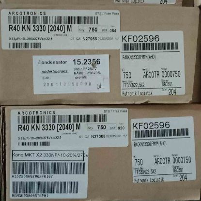 R40KN3330 330NF 275V 22.5mm POLYESTER KONDANSATÖR resmi