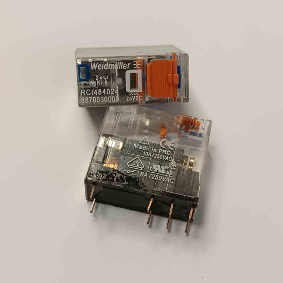 RCI484024 24VDC 10A 2C 8PIN WEİDMÜLLER GÜÇ RÖLE resmi