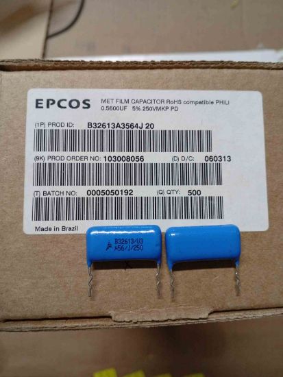 B32613A3564J20 560NF 250V MKP POLYESTER KONDANSATÖR resmi