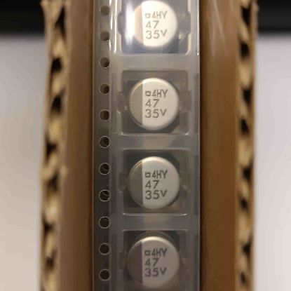 1612RMVY35VC47M 47MF 35V 8x6 SMD KONDANSATÖR resmi