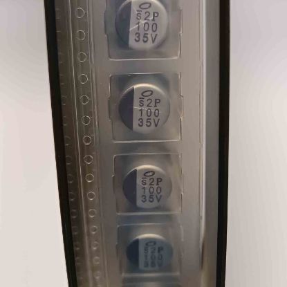 UUX1V101MNQAM0GS 100MF 35V 10x10 NICHICON SMD KONDANSATÖR resmi