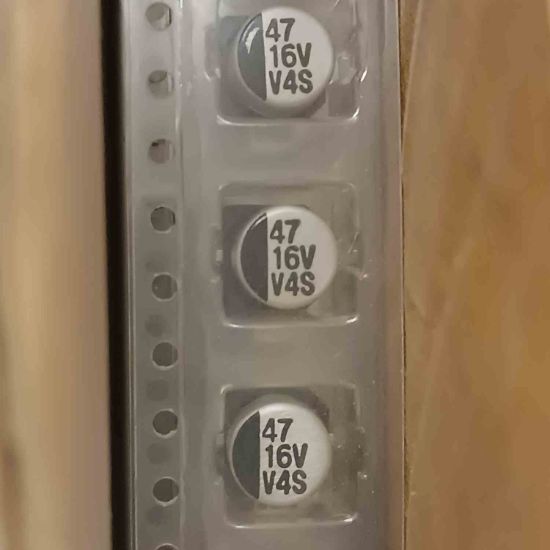 47MF 16V  6x5 SMD KONDANSATÖR resmi