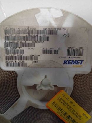 B45196H3225K109 2.2MF 16V 1206 3216 KEMET TANTAL KONDANSATÖR resmi