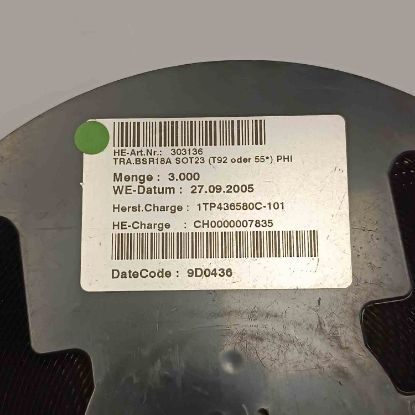 BSR18A 0.2A 40V SOT23 PHILIPS SMD TRANSİSTÖR resmi