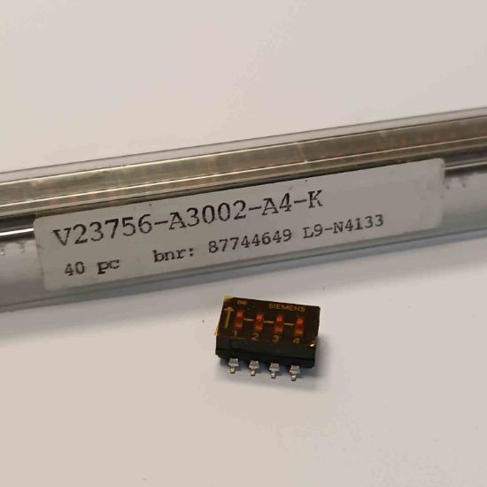V23726-A3002-A4 4 LÜ SMD DİP SWICH PCB SIEMENS Swich resmi