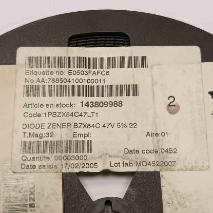 BZX84C47LT1 47V resmi