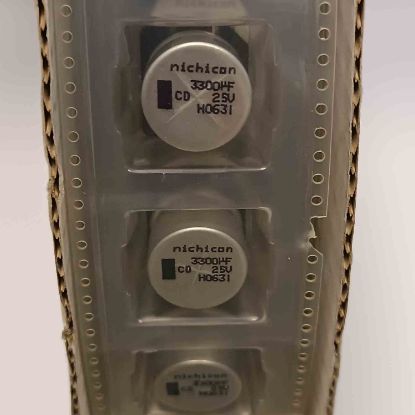 UCD1E332MNQ1MS 3300MF 25V 16x16.5 NICHICON SMD KONDANSATÖR resmi