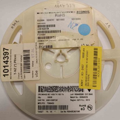 CRCW04021K00FKTDBC 1K 402 VISHAY SMD DİRENÇ resmi