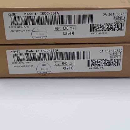 R82EC3100JA70J 100NF 100V 5mm 0.05 KEMET POLYESTER KONDANSATÖR resmi