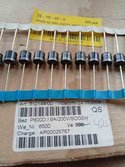 P600D 6A 200v DIOTEC TRİMER DİYOT resmi