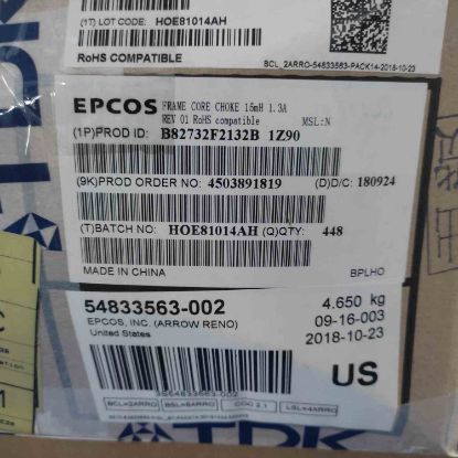 B82732F2132B001 15mH 1.3A Filitre resmi