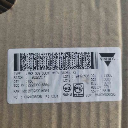 MKP339330NF310VAC 330NF 310V 15mm VISHAY resmi