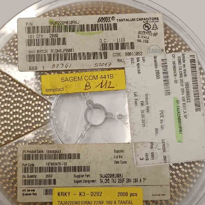 TAJA226M010RNJ 22MF 10V A TANTAL KONDANSATÖR resmi