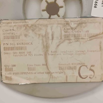 SMBJ40CA 40V 600V DO214AA DİYOT resmi